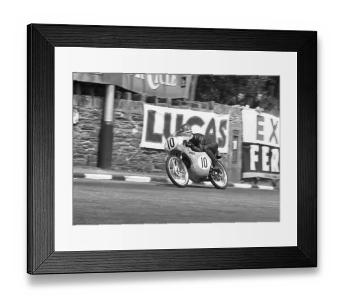 Framed Print : Luigi Taveri (Honda) 1962 50cc TT Framed Print : Luigi Taveri (Honda) 1962 50cc TT