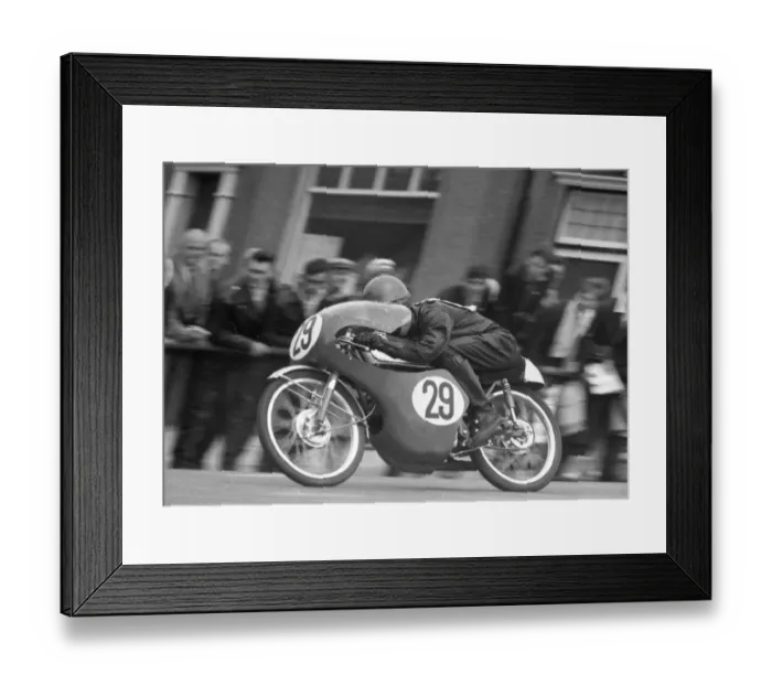 Framed Print : Jasper Smith (Honda) 1964 50cc TT Framed Print : Jasper Smith (Honda) 1964 50cc TT