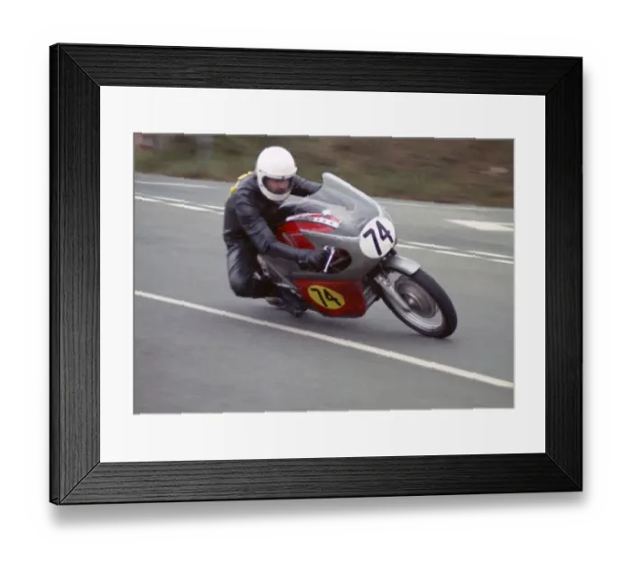 Framed Print : Alex Ayers (Matchless) 1974 Senior Manx Grand Prix Framed Print : Alex Ayers (Matchless) 1974 Senior Manx Grand Prix