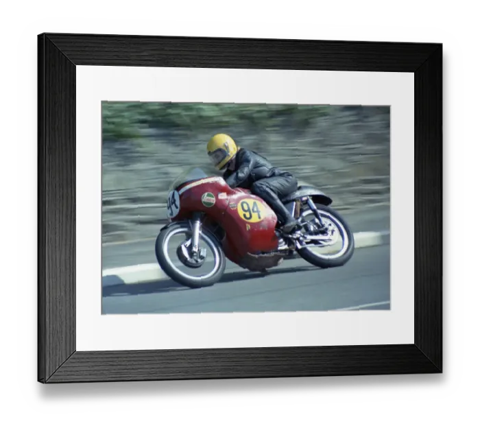 Framed Print : Dave Bevan (Matchless) 1973 Senior Manx Grand Prix Framed Print : Dave Bevan (Matchless) 1973 Senior Manx Grand Prix