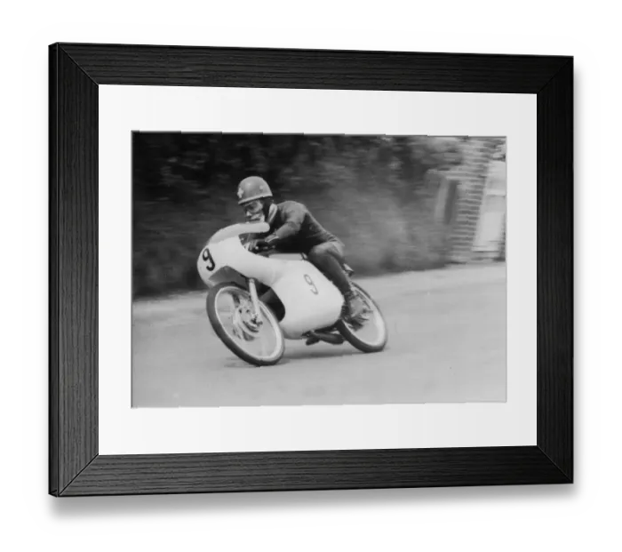Framed Print : Luigi Taveri (Kreidler) 1964 50cc TT Framed Print : Luigi Taveri (Kreidler) 1964 50cc TT