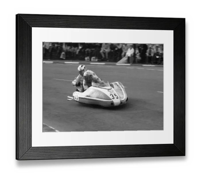 Framed Print : Brian Meeson & Otto Smith (GIB Yamaha) 1980 Sidecar TT Framed Print : Brian Meeson & Otto Smith (GIB Yamaha) 1980 Sidecar TT