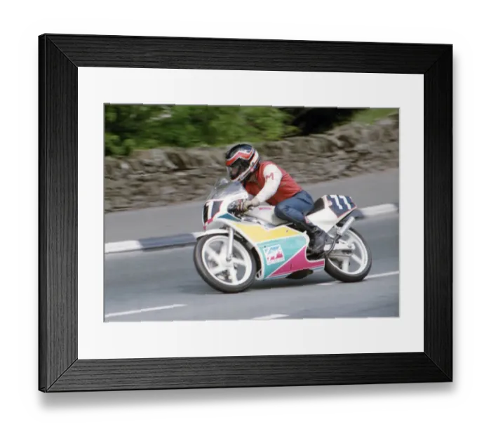 Framed Print : Steve Murray (Honda) 1994 Ultra Lightweight TT