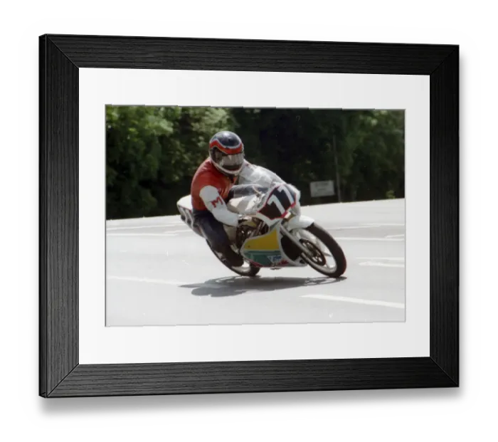 Framed Print : Steve Murray (Honda RS) 1994 Ultra Lightweight TT