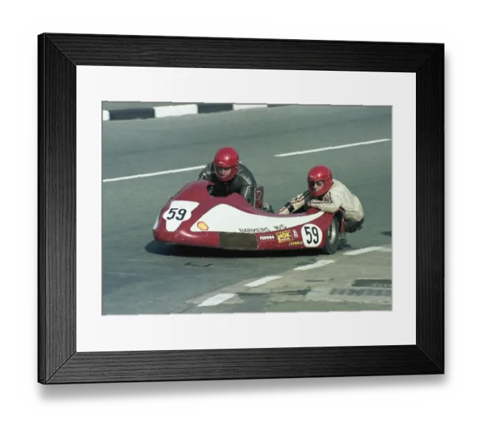 Framed Print : Michael Miller & Robert Averill (RBS Yamaha) 1981 Sidecar TT Framed Print : Michael Miller & Robert Averill (RBS Yamaha) 1981 Sidecar TT