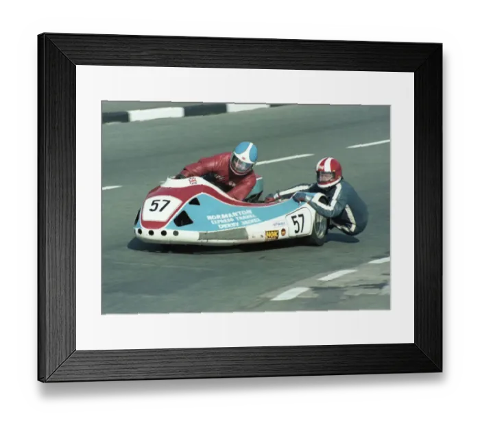 Framed Print : Dick Tapken & John Gibbard (Honda) 1981 Sidecar TT Framed Print : Dick Tapken & John Gibbard (Honda) 1981 Sidecar TT