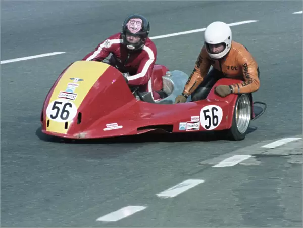 Barry Sloper & Norman Fear (Kawasaki) 1981 Sidecar TT