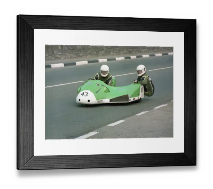 Framed Print : Asger Nielsen & Johnny Andersen (JME Yamaha) 1982 Sidecar TT Framed Print : Asger Nielsen & Johnny Andersen (JME Yamaha) 1982 Sidecar TT