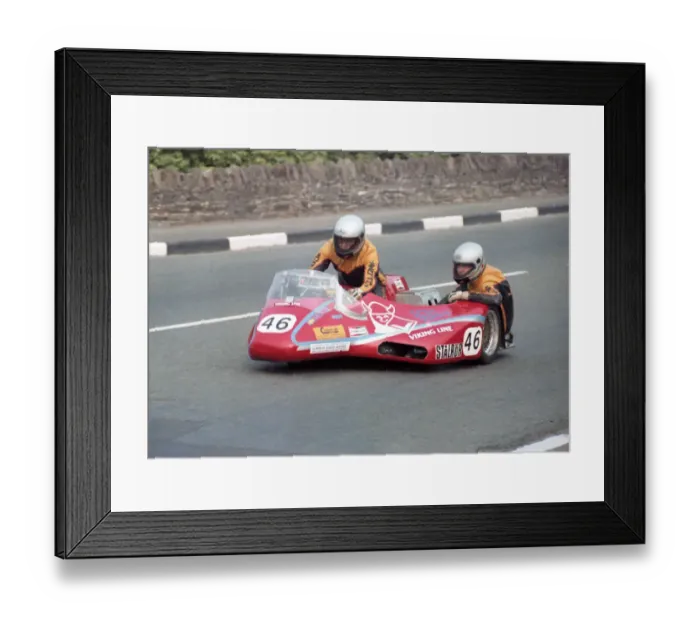 Framed Print : Andreas Olt & Jan Johansson (Mistel Armstrong) 1982 Sidecar TT Framed Print : Andreas Olt & Jan Johansson (Mistel Armstrong) 1982 Sidecar TT