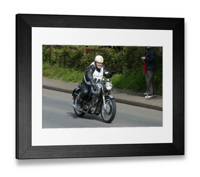 Framed Print : Bill Carden (BSA), Travelling marshall, 2007 Re-enactment Framed Print : Bill Carden (BSA), Travelling marshall, 2007 Re-enactment