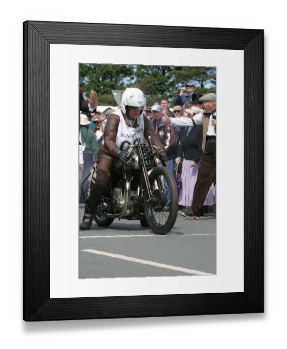 Framed Print : Robert White (1927 Brough Superior), No. 99, 2007 Re-enactment Framed Print : Robert White (1927 Brough Superior), No. 99, 2007 Re-enactment