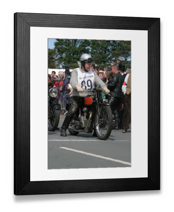 Framed Print : Nick Magnay (1936 Exclesior), No. 89, 2007 Re-enactment Framed Print : Nick Magnay (1936 Exclesior), No. 89, 2007 Re-enactment