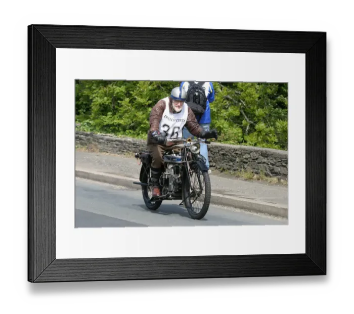 Framed Print : Jim Blanchard (1921 Douglas), No. 36, 2007 Re-enactment Framed Print : Jim Blanchard (1921 Douglas), No. 36, 2007 Re-enactment