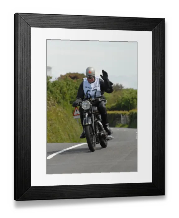 Framed Print : John Hayes (1932 Sunbeam), No. 67, 2007 Re-enactment Framed Print : John Hayes (1932 Sunbeam), No. 67, 2007 Re-enactment