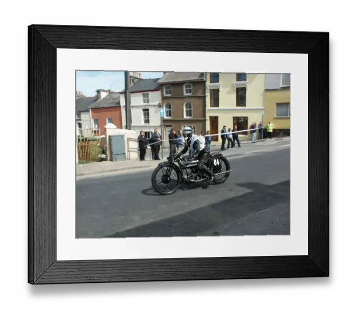 Framed Print : Terence Wilson (1928 Douglas), No. 64, 2007 Re-enactment Framed Print : Terence Wilson (1928 Douglas), No. 64, 2007 Re-enactment