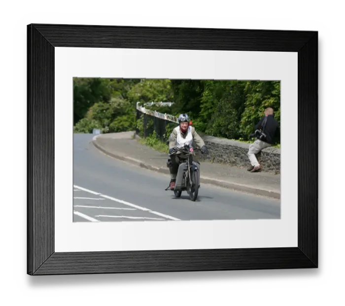 Framed Print : Keith Jones (1926 Velocette), No. 44, 2007 Re-enactment Framed Print : Keith Jones (1926 Velocette), No. 44, 2007 Re-enactment