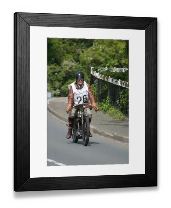 Framed Print : Rupert Murden (1914 Triumph), No. 26, 2007 Re-enactment Framed Print : Rupert Murden (1914 Triumph), No. 26, 2007 Re-enactment