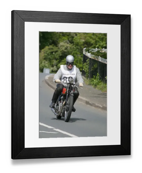 Framed Print : Nick Magnay (1936 Excelsior), No. 89, 2007 Re-enactment Framed Print : Nick Magnay (1936 Excelsior), No. 89, 2007 Re-enactment