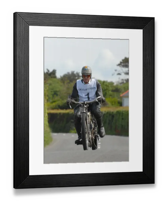 Framed Print : George Cohen (1907 Norton), No. 1, 2007 Re-enactment Framed Print : George Cohen (1907 Norton), No. 1, 2007 Re-enactment