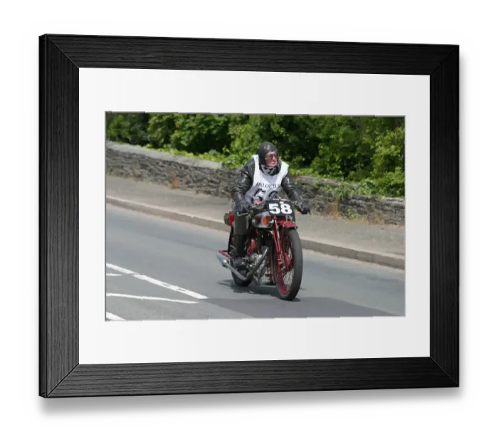 Framed Print : Peter Addison (1928 DOT Bradshaw), No. 58, 2007 Re-enactment Framed Print : Peter Addison (1928 DOT Bradshaw), No. 58, 2007 Re-enactment
