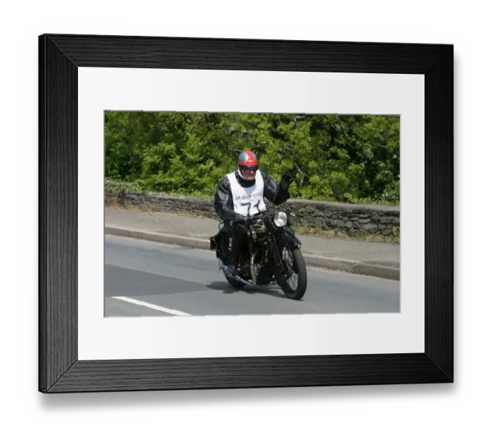 Framed Print : Robert Taylor (1929 Rudge), No. 71, 2007 Re-enactment Framed Print : Robert Taylor (1929 Rudge), No. 71, 2007 Re-enactment