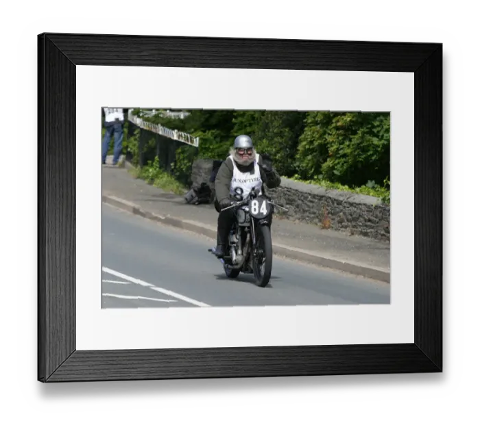 Framed Print : John Walker (1934 Norton), No. 84, 2007 Re-enactment Framed Print : John Walker (1934 Norton), No. 84, 2007 Re-enactment