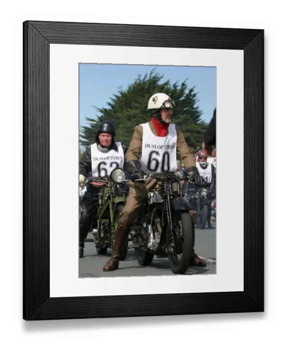 Framed Print : Richard Birch (1928 Sunbeam) No. 59, 2007 Re-enactment Framed Print : Richard Birch (1928 Sunbeam) No. 59, 2007 Re-enactment
