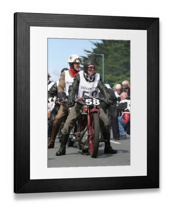 Framed Print : Peter Addison (1928 DOT Bradshaw) No. 58, 2007 Re-enactment Framed Print : Peter Addison (1928 DOT Bradshaw) No. 58, 2007 Re-enactment