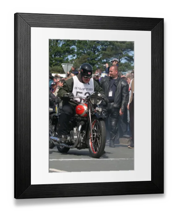Framed Print : Alan Cathcart (1937 Ariel) No. 53, 2007 Re-enactment Framed Print : Alan Cathcart (1937 Ariel) No. 53, 2007 Re-enactment