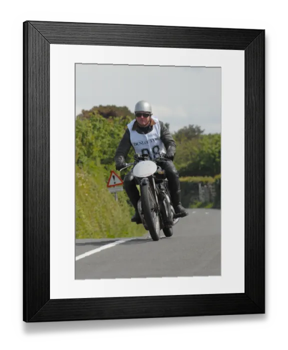 Framed Print : David Kamiewski (1935 Rudge), No. 88, 2007 Re-enactment Framed Print : David Kamiewski (1935 Rudge), No. 88, 2007 Re-enactment