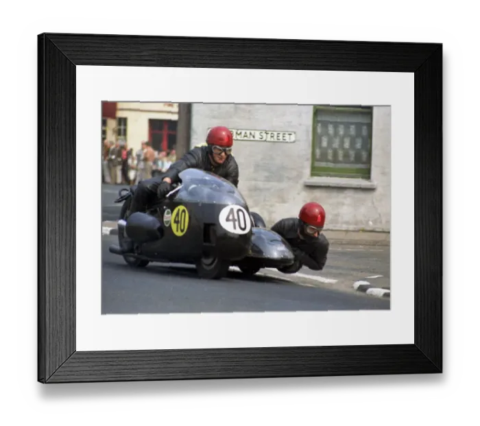 Framed Print : Ray Bell & J Wetherell (BMW) 1970 750 Sidecar TT Framed Print : Ray Bell & J Wetherell (BMW) 1970 750 Sidecar TT