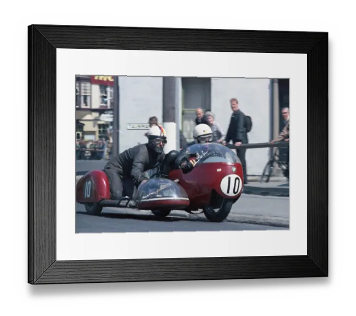 Framed Print : Harold Wohlfahrt & Heinrich Vester (BMW) 1967 Sidecar TT Framed Print : Harold Wohlfahrt & Heinrich Vester (BMW) 1967 Sidecar TT