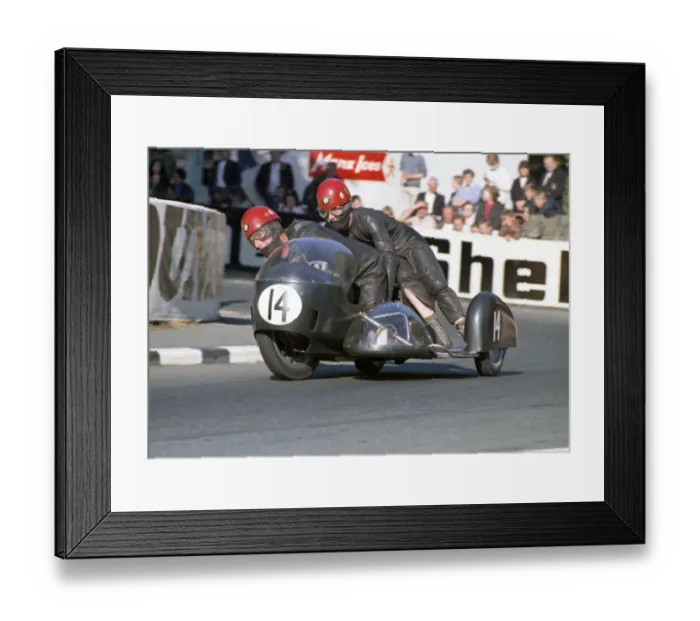Framed Print : Maurice Tombs & Trevor Tombs (BMW) 1968 500 Sidecar TT Framed Print : Maurice Tombs & Trevor Tombs (BMW) 1968 500 Sidecar TT