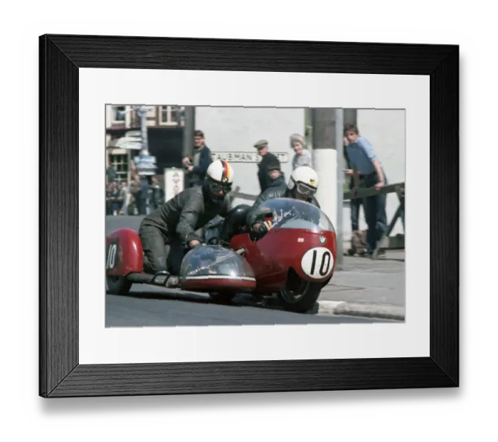 Framed Print : Harold Wohlfahrt & Heinrich Vester (BMW) 1967 Sidecar TT Framed Print : Harold Wohlfahrt & Heinrich Vester (BMW) 1967 Sidecar TT