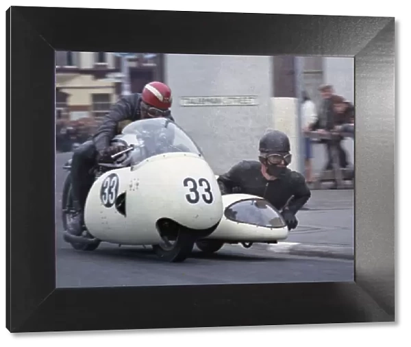 Terry Layton & T Willerton (Norton) 1966 Sidecar TT