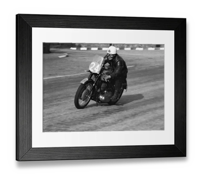 Framed Print : Charles McLean (BSA) 1956 Junior Clubman TT Framed Print : Charles McLean (BSA) 1956 Junior Clubman TT