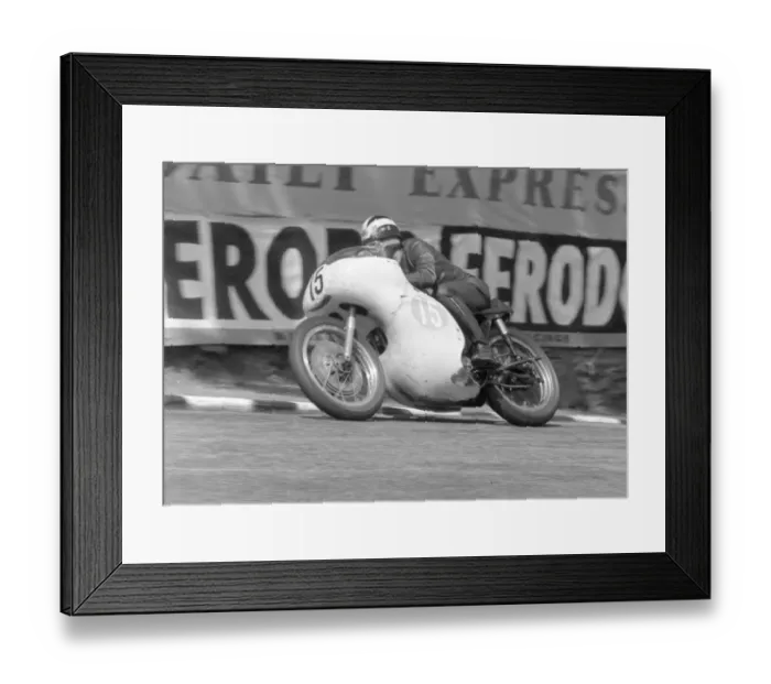 Framed Print : Phil Read (Norton) 1961 Junior TT Framed Print : Phil Read (Norton) 1961 Junior TT
