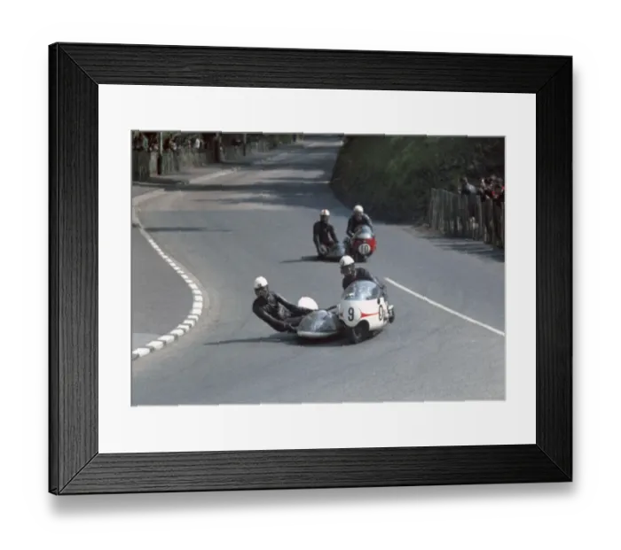 Framed Print : Otto Kolle & Rolf Schmid (BMW) & Harold Wohlfahrt & Framed Print : Otto Kolle & Rolf Schmid (BMW) & Harold Wohlfahrt &
