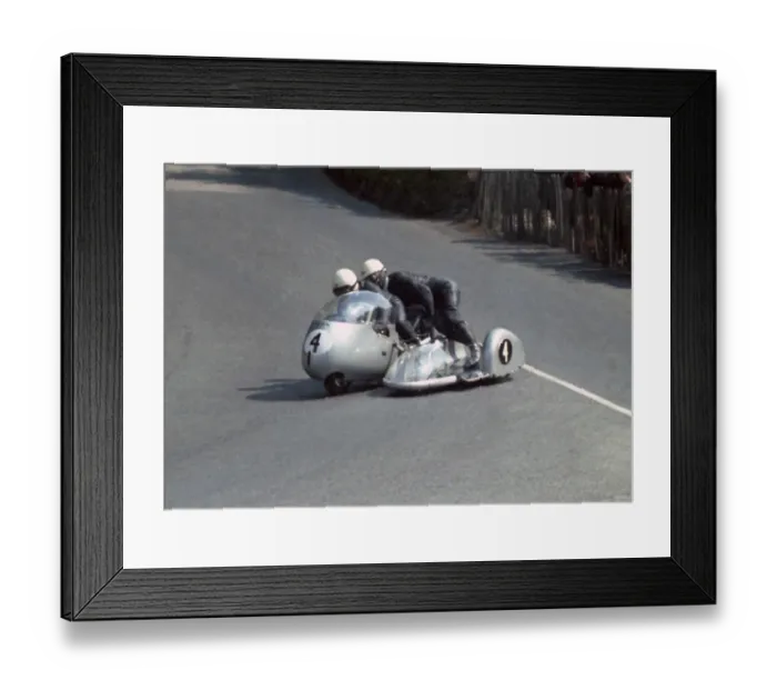 Framed Print : Colin Seeley & Ray Lindsay (BMW) 1967 Sidecar TT Framed Print : Colin Seeley & Ray Lindsay (BMW) 1967 Sidecar TT