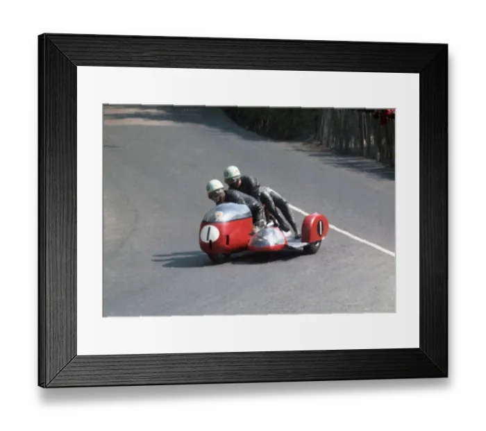 Framed Print : Barry Dungworth & Nigel Caddow (BMW) 1967 Sidecar TT Framed Print : Barry Dungworth & Nigel Caddow (BMW) 1967 Sidecar TT