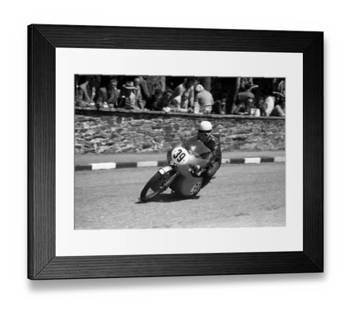 Framed Print : Horst Fugner (MZ) 1959 Ultra Lightweight TT