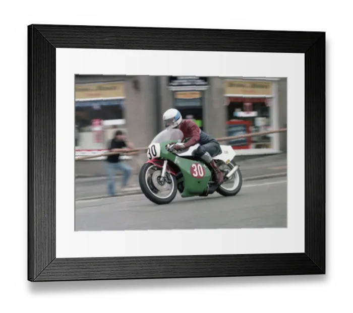 Framed Print : Keith Storey (Yamaha) 1981 Newcomers Manx Grand Prix Framed Print : Keith Storey (Yamaha) 1981 Newcomers Manx Grand Prix