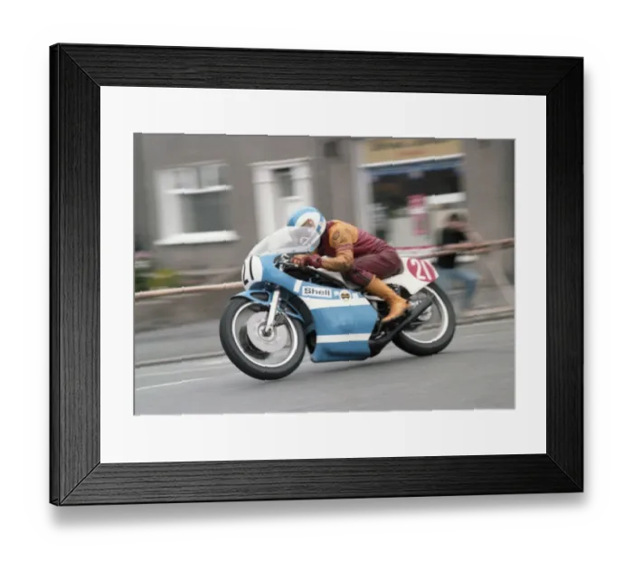 Framed Print : John Raybould (Yamaha) 1981 Newcomers Manx Grand Prix Framed Print : John Raybould (Yamaha) 1981 Newcomers Manx Grand Prix