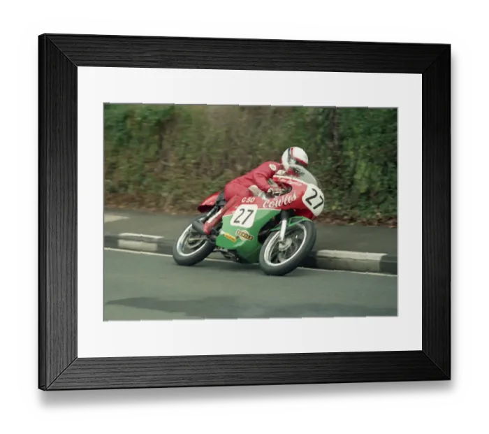 Framed Print : Alan Dugdale (Cowles Matchless) 1987 Classic Manx Grand Prix Framed Print : Alan Dugdale (Cowles Matchless) 1987 Classic Manx Grand Prix