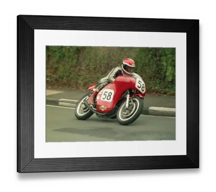 Framed Print : Bob Price (BSA) 1987 Classic Manx Grand Prix Framed Print : Bob Price (BSA) 1987 Classic Manx Grand Prix