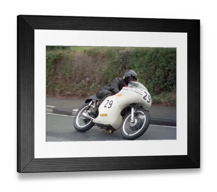 Framed Print : Chris East (Matchless) 1987 Classic Manx Grand Prix Framed Print : Chris East (Matchless) 1987 Classic Manx Grand Prix
