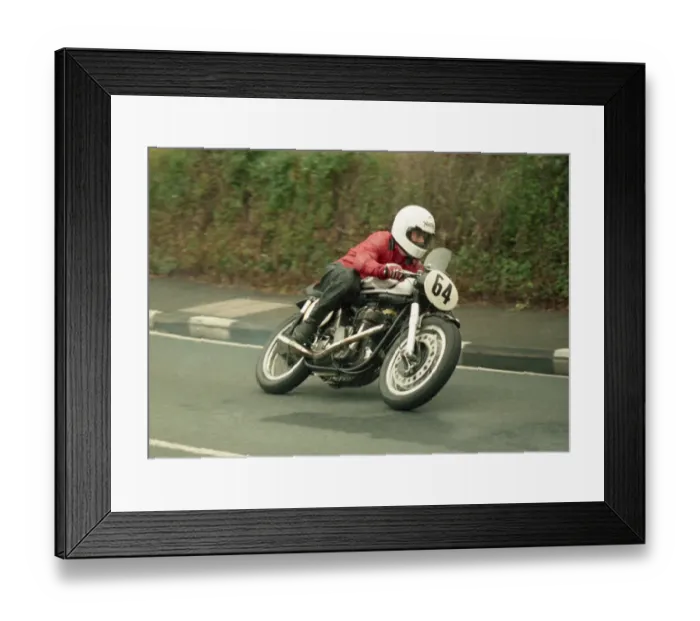 Framed Print : Mike Colin (Norton) 1987 Classic Manx Grand Prix Framed Print : Mike Colin (Norton) 1987 Classic Manx Grand Prix