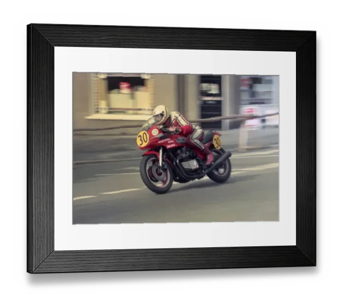 Framed Print : John McManus (Kawasaki) 1984 Senior Manx Grand Prix Framed Print : John McManus (Kawasaki) 1984 Senior Manx Grand Prix