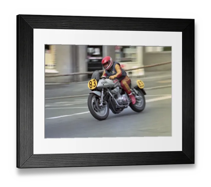 Framed Print : Geoff Martin (Suzuki) 1984 Senior Manx Grand Prix Framed Print : Geoff Martin (Suzuki) 1984 Senior Manx Grand Prix