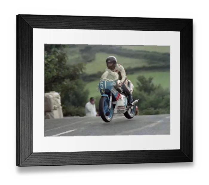 Framed Print : Gary Radcliffe (Yamaha) 1984 Junior Manx Grand Prix Framed Print : Gary Radcliffe (Yamaha) 1984 Junior Manx Grand Prix